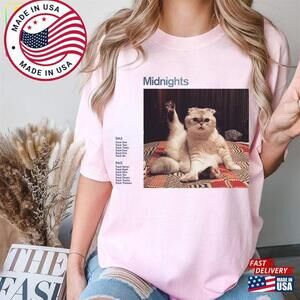 Midnights Tracklist Cat Version  Shirt Album Classic T-Shirt
